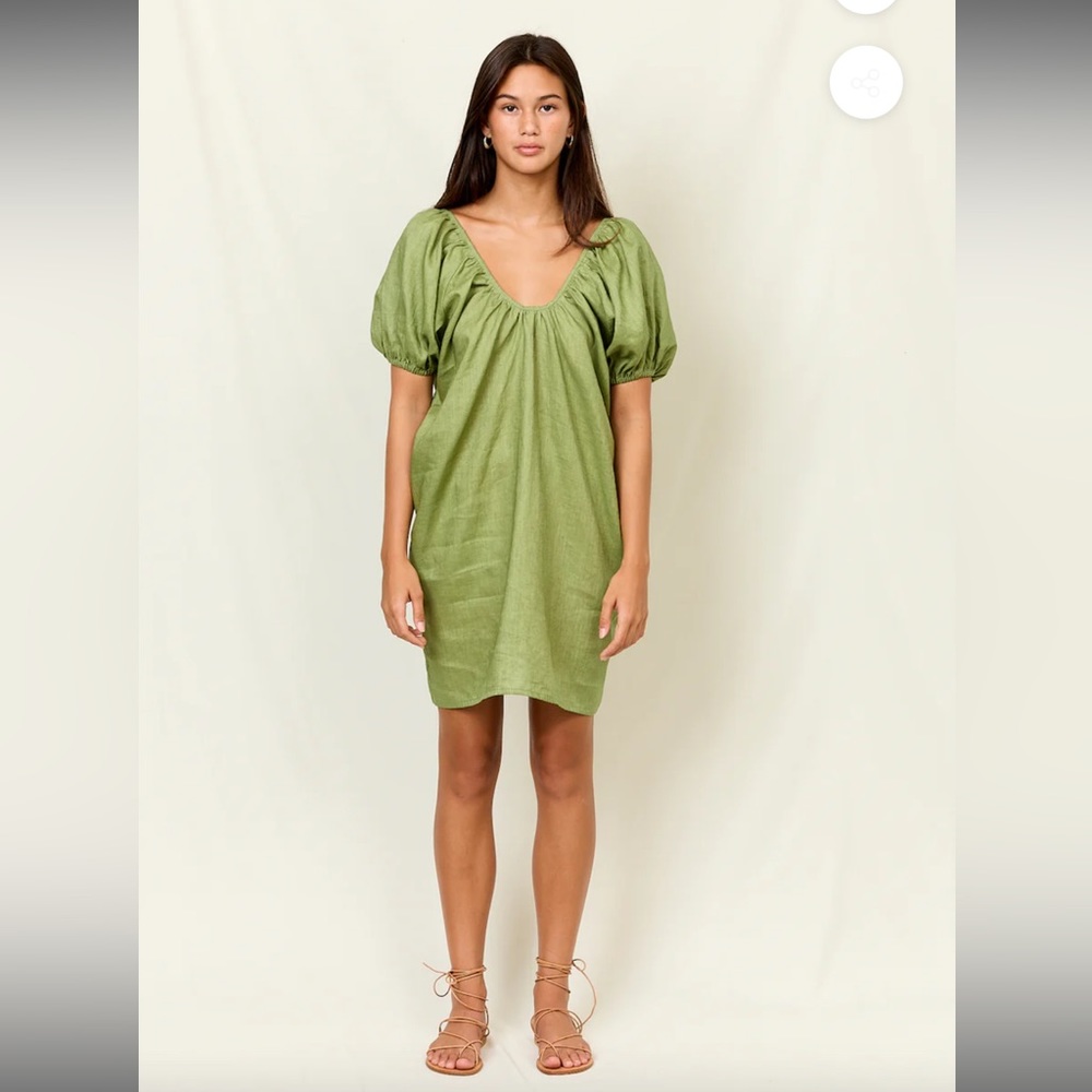 Gillia Zara Mini Dress in Sage Size XS